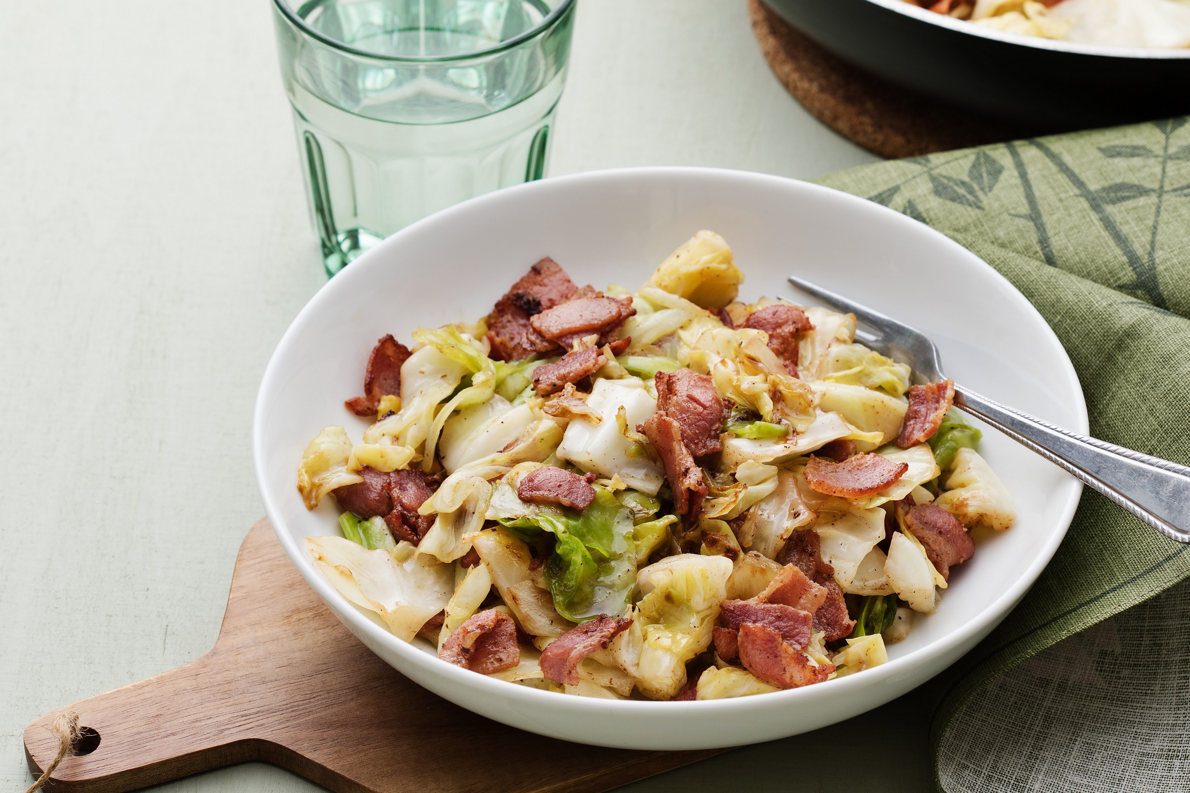 Du bacon and cabbage