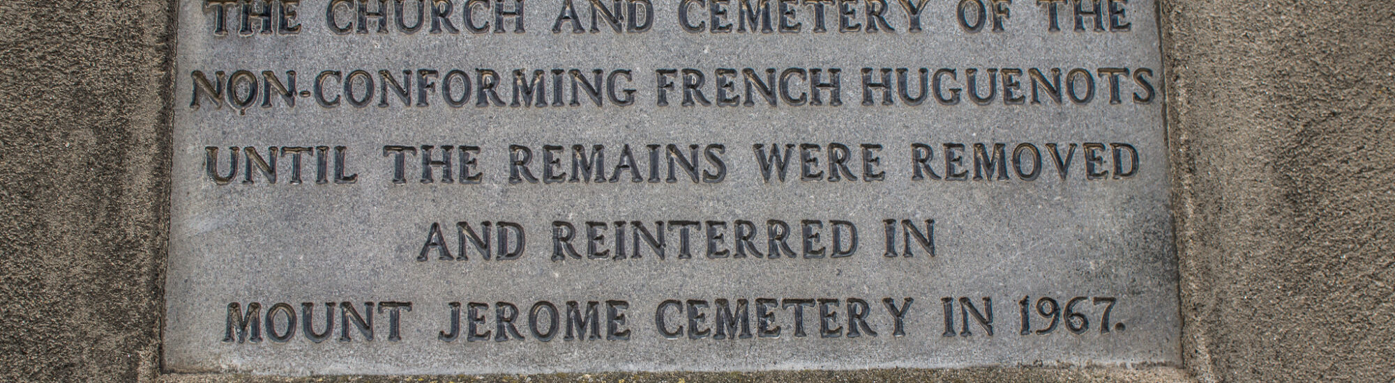 The French Huguenot Cemetery