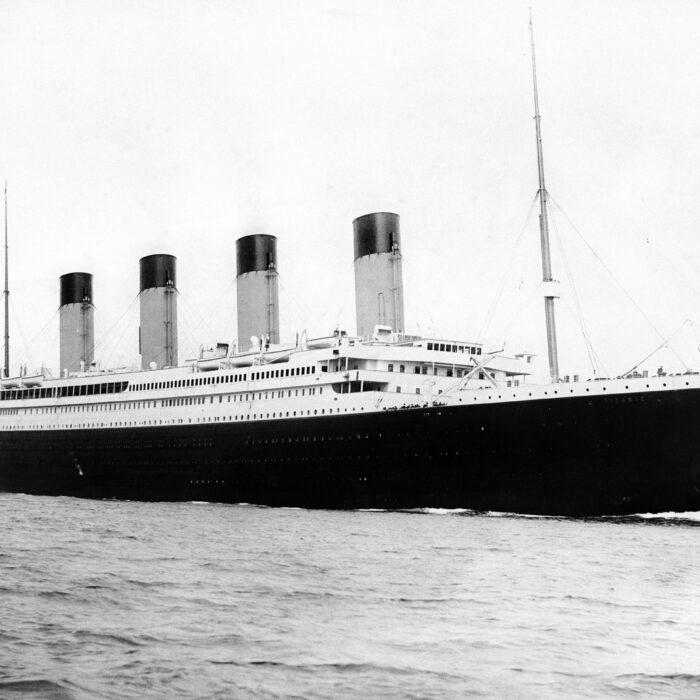 The Titanic - Public domain