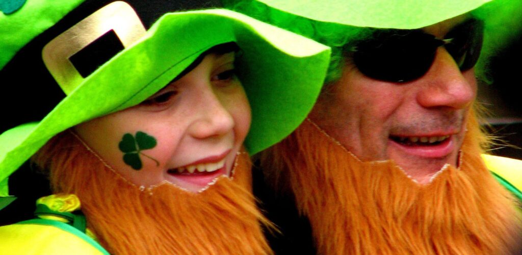 Irish people dressed as Leprechauns - garryknight - cc