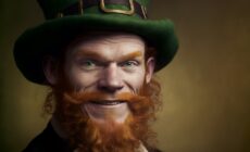 A leprechaun as depicted in Ireland - © ink drop