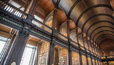 Vaulted ceiling of the Long Room - Tony Webster - cc
