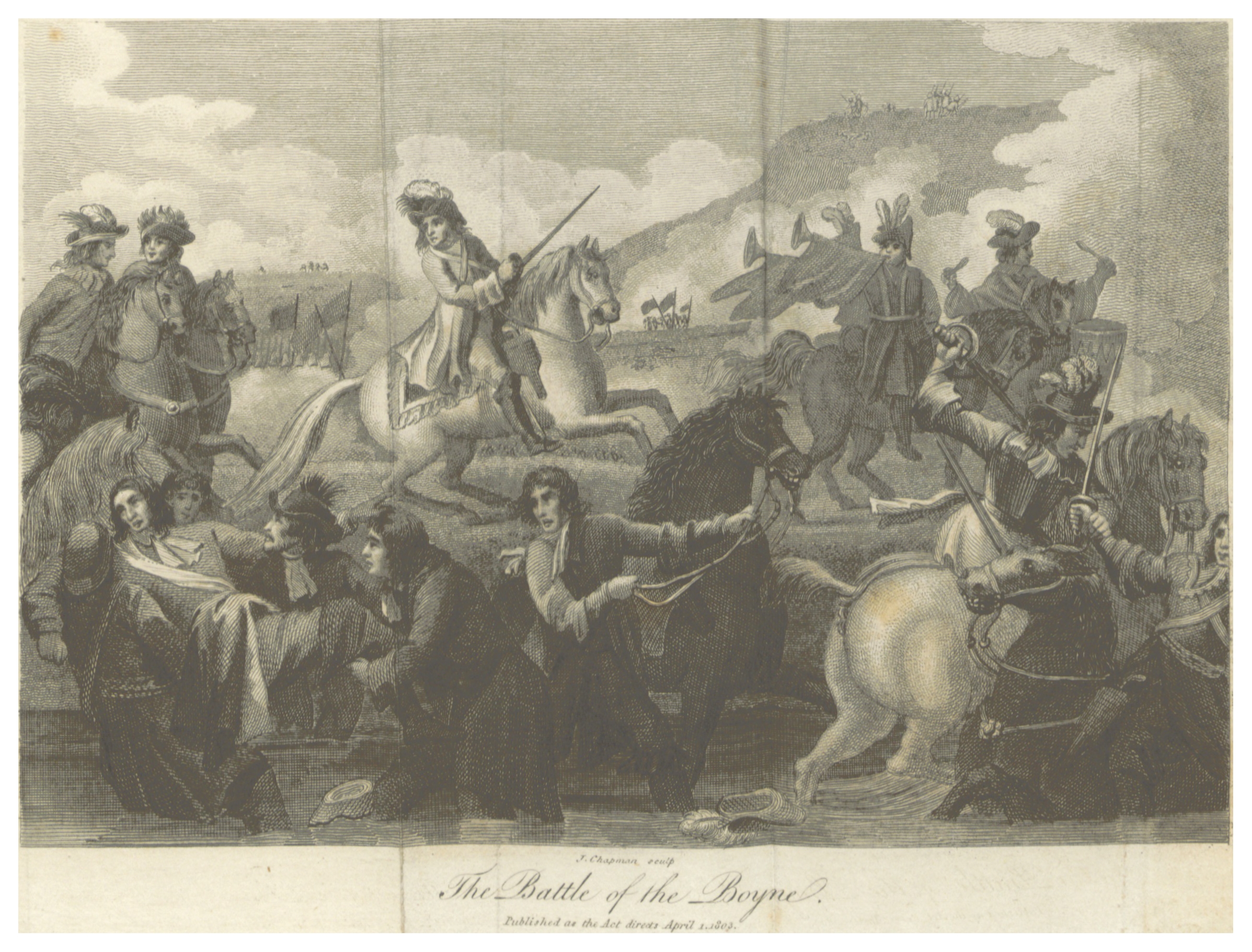La Bataille de la Boyne - Domaine public