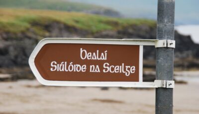 The Gaeltacht 9 A sign in Irish Gaelic - © nordmann