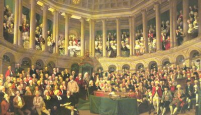 The Irish Parliament, a few years before the dissolution of the Act of Union