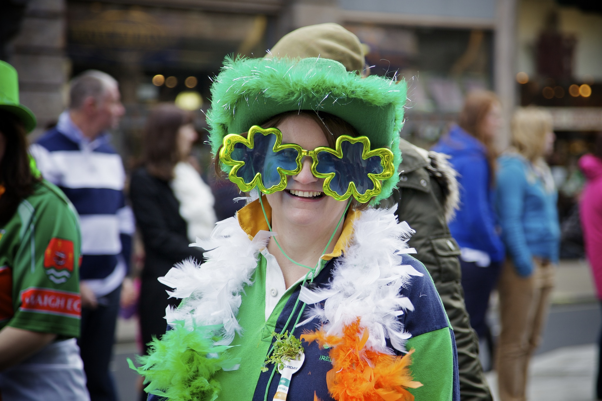 A participant in the Saint Patrick's Day celebration - Aurelien Guichard - cc
