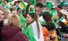 Irish people waiting for the Grand Parade in Dublin - ©Allen Kiely