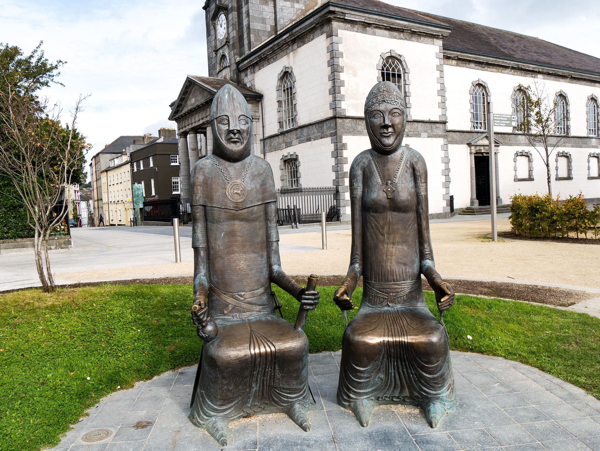 Statue du général Strongbow et de Aoife - Jay Galvin - cc