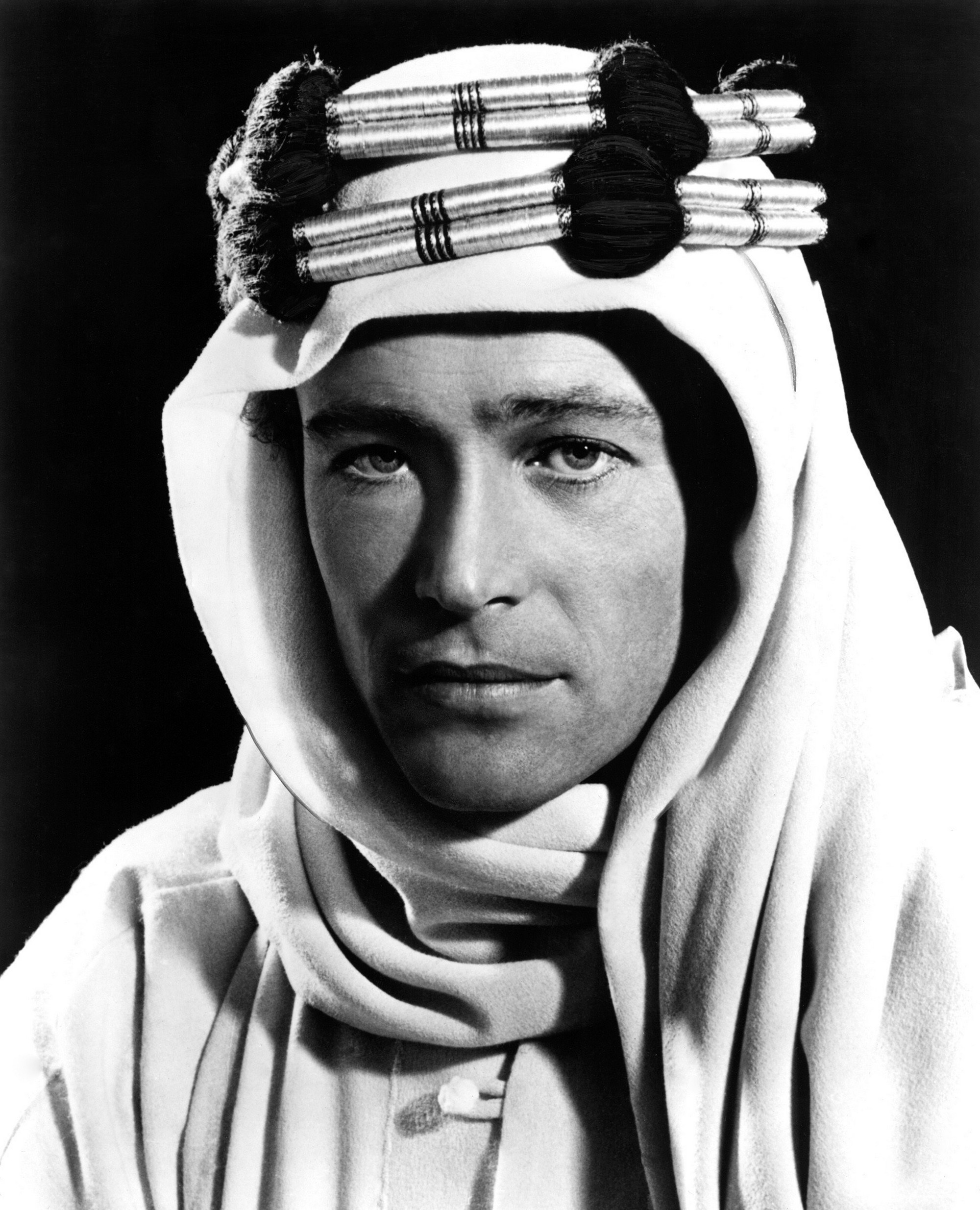 Peter O'Toole dans le rôle de Lawrence d'Arabie 