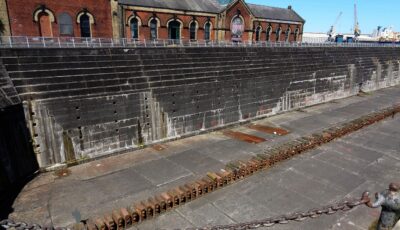 titanic dock pump house 1