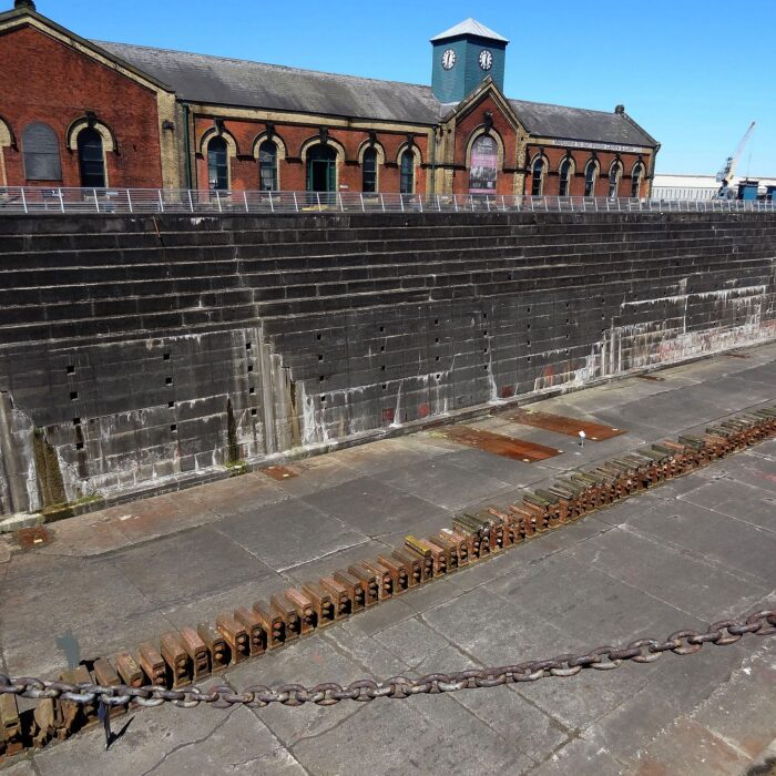 titanic dock pump house 1