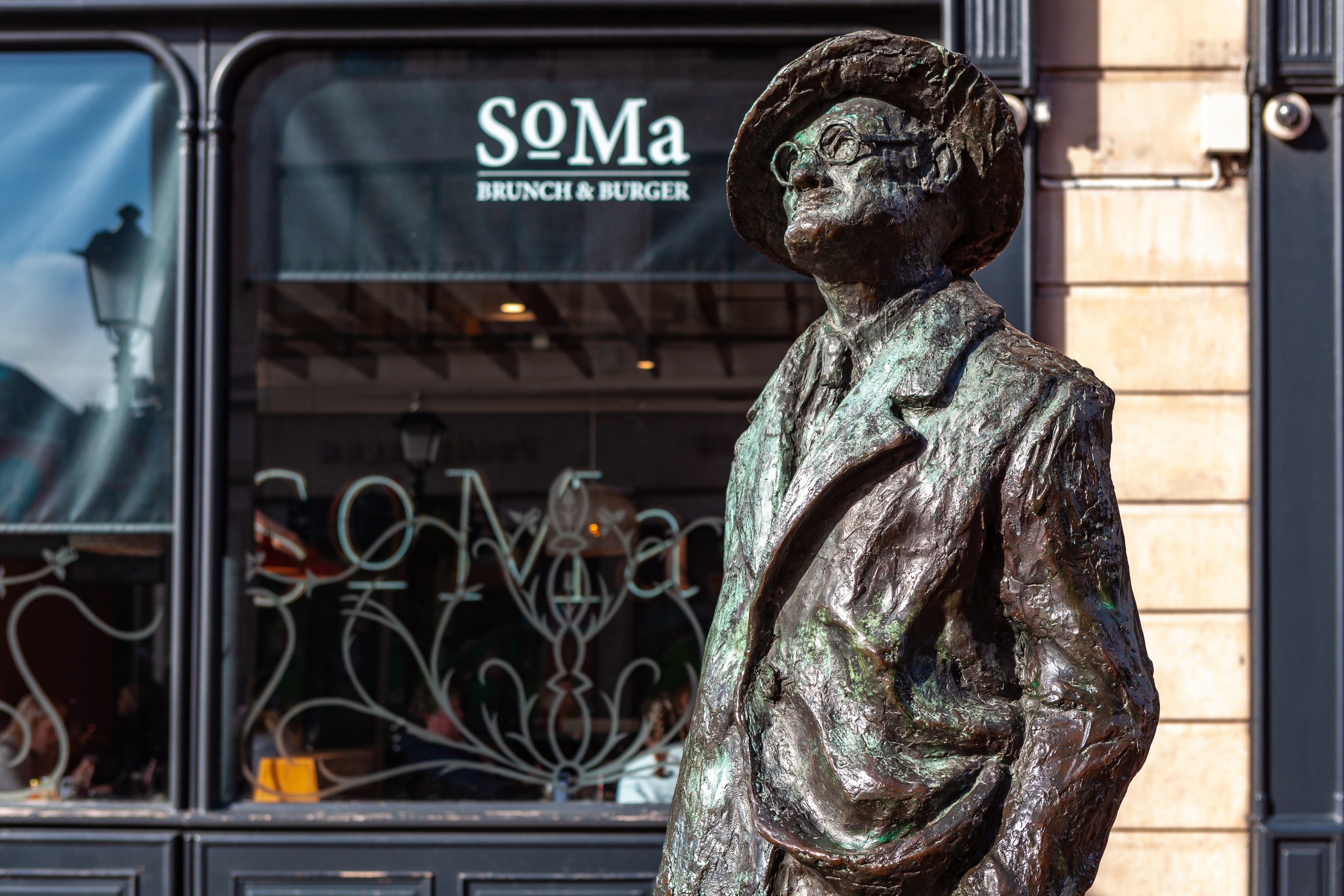 La James Joyce Statue à Dublin - © Dominionart