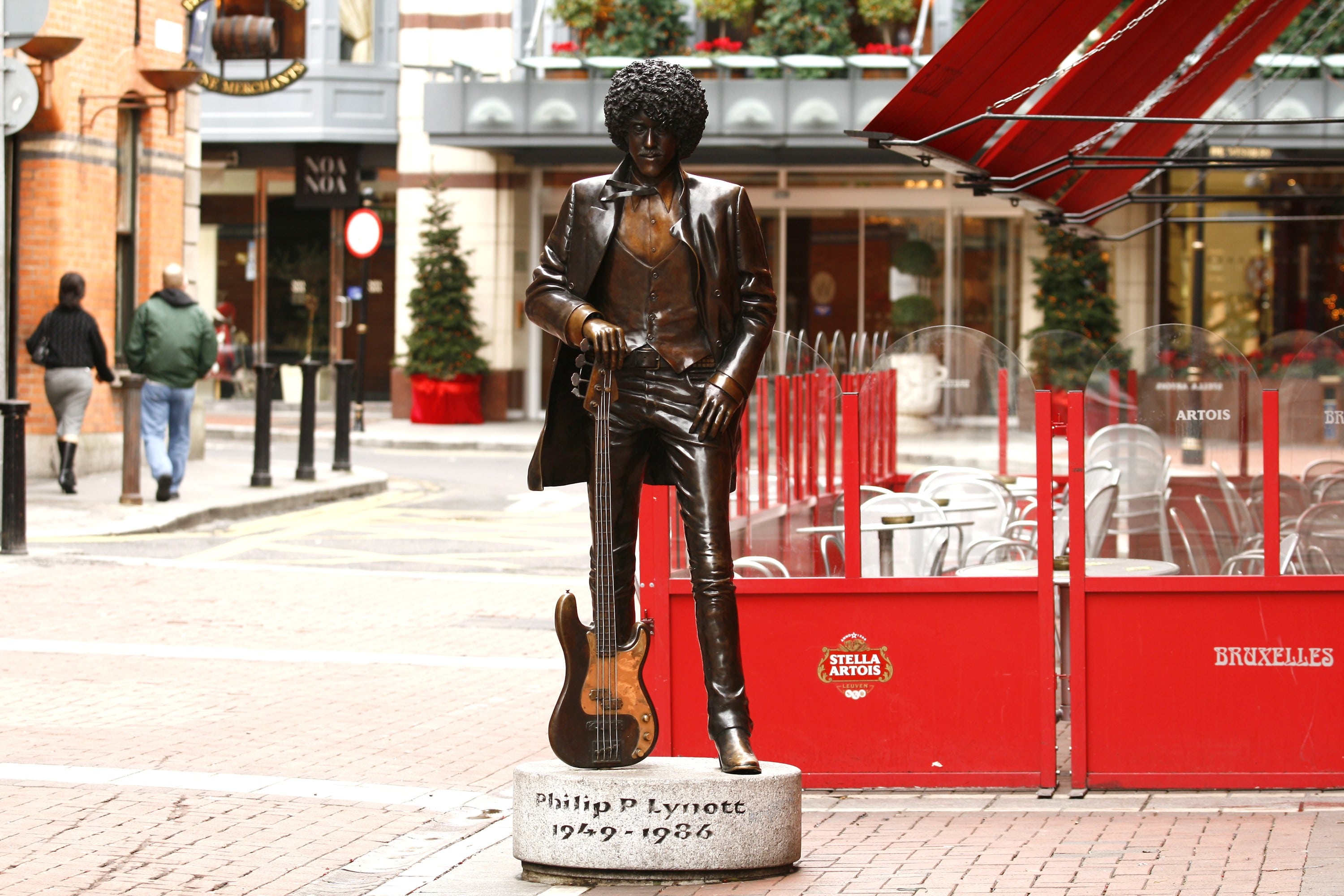 La statue de Phil Lynott à Dublin - © abd