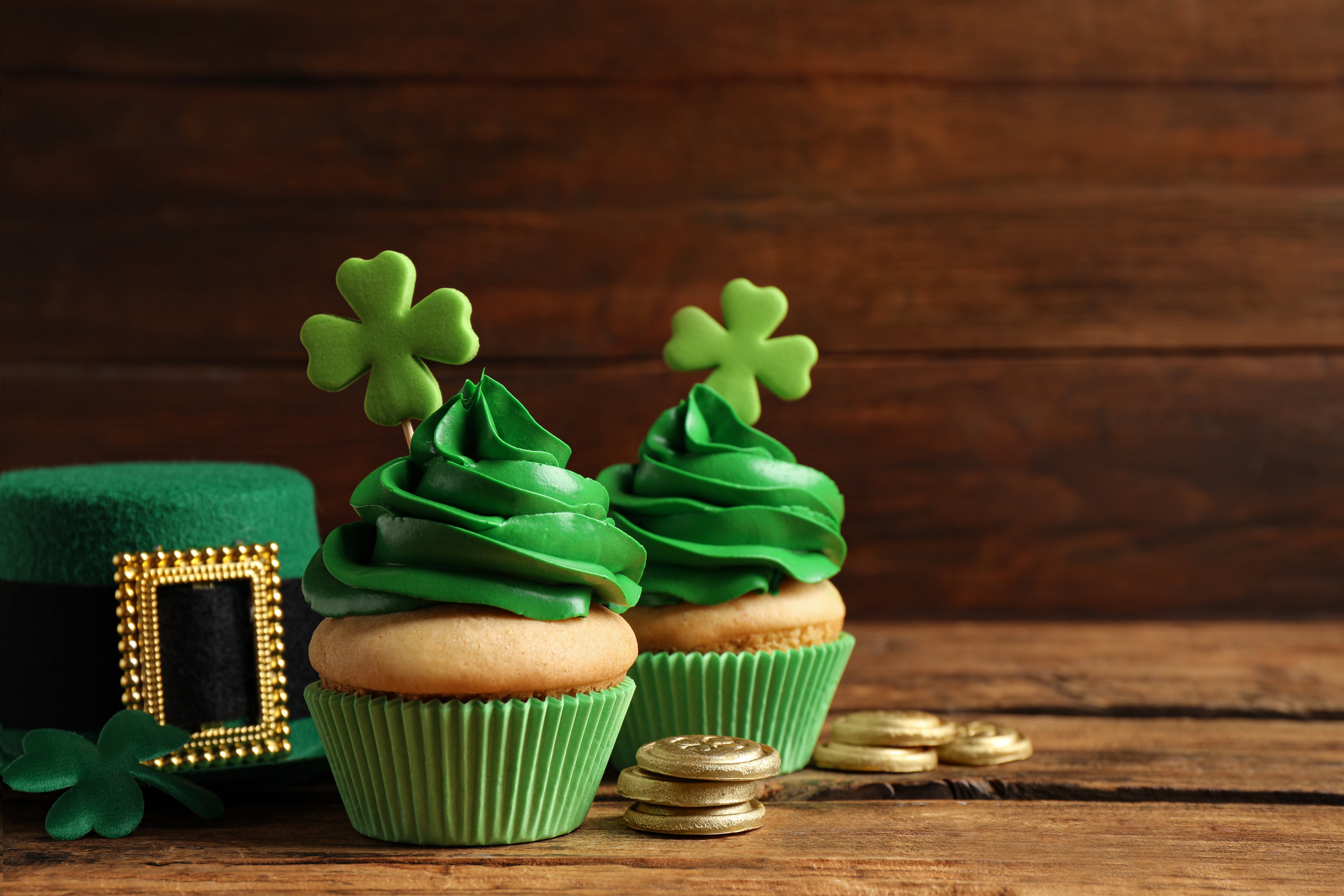 Des cupckakes de la Saint Patrick - New Africa