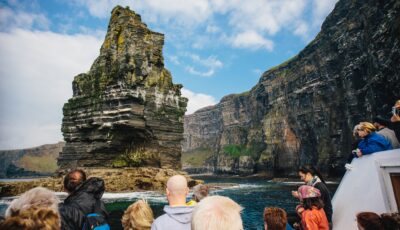 The Cliffs of Moher from the boat - Simon Crowe