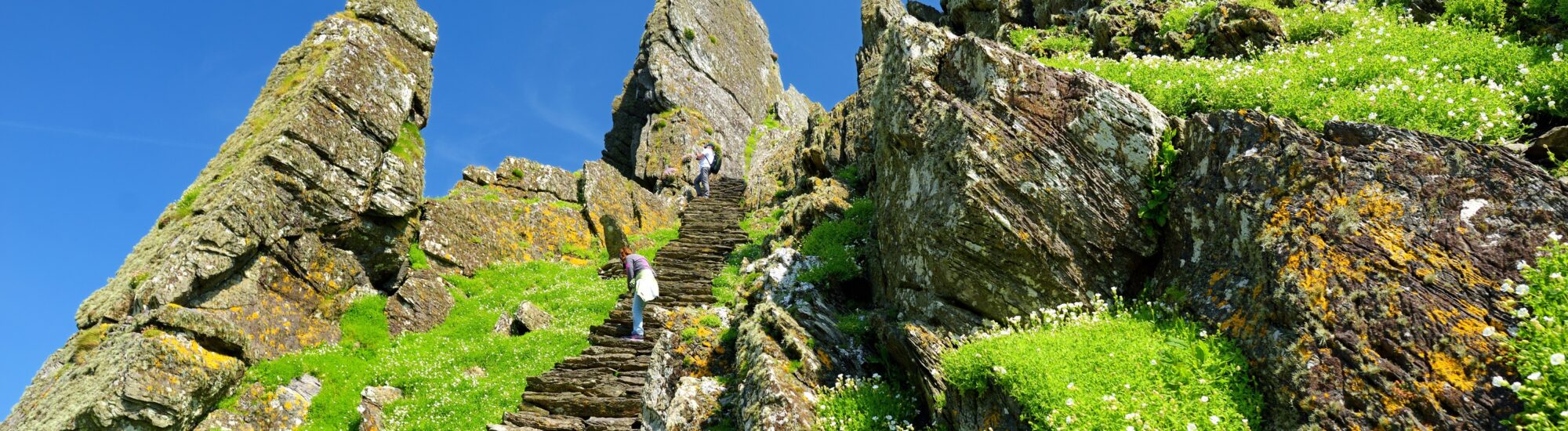 The steps of Skellig Michael