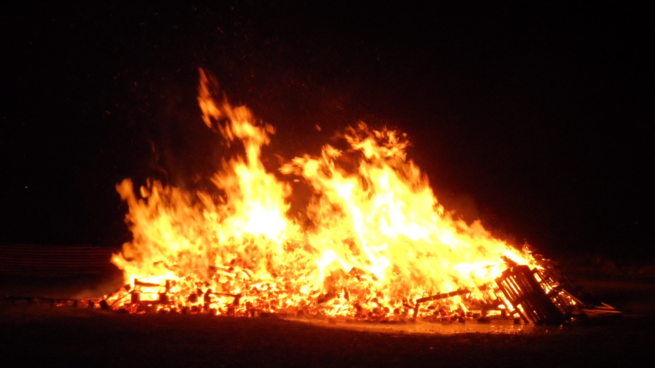 Un feu de joie irlandais