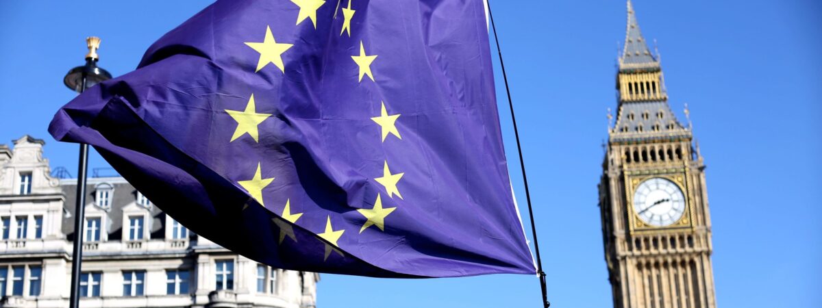 Drapeau de l'U.E. à Londres - Ilovetheeu - cc