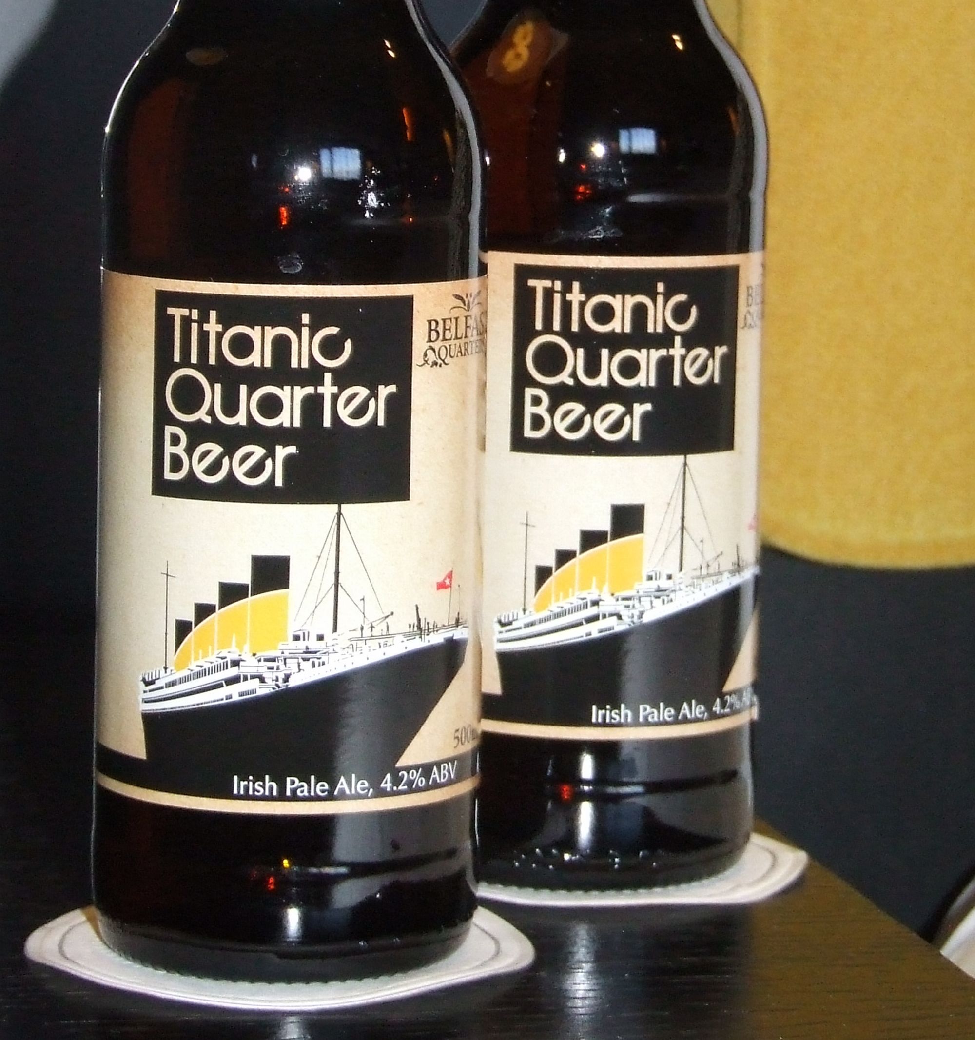 Des Titanic Quarter Beer