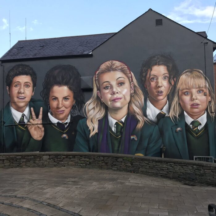 derry girls mural 1