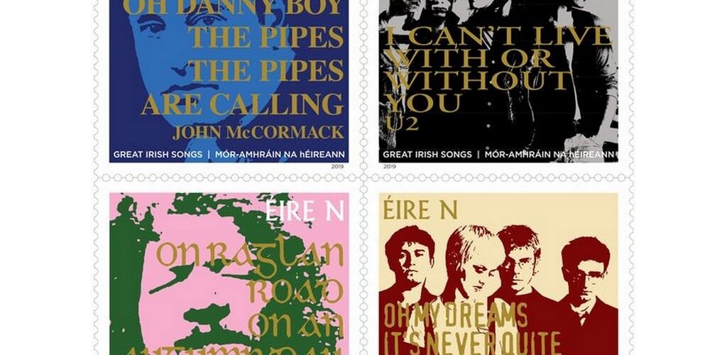 Ireland: U2 and the Cranberries now have their own national stamp!