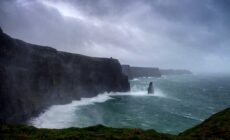falaises de moher tempete