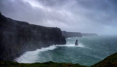 falaises de moher tempete