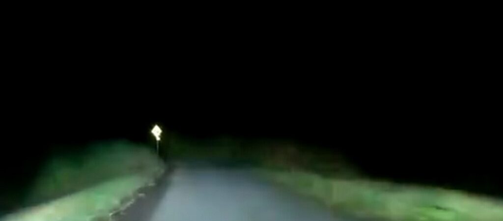Un météore survolant l'Irlande