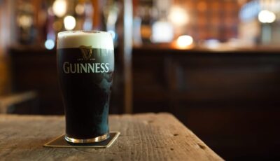 A pint of Guinness in Ireland