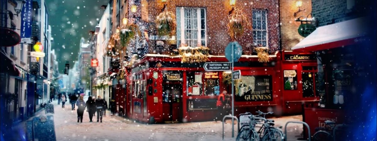 It's already Christmas in Dublin's Temple Bar