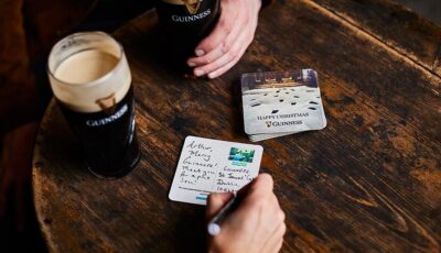 guinness sous bocks carte postale