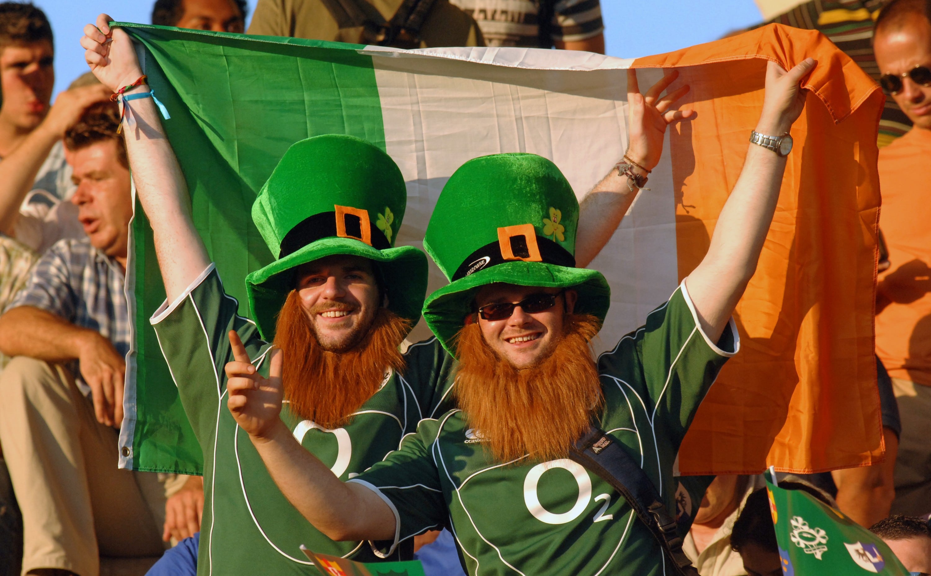 Des supporters irlandais - © Paolo Bona