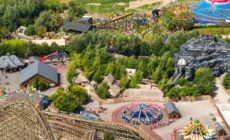 Vue sur le Emerald Park (anciennement Tayto Park)