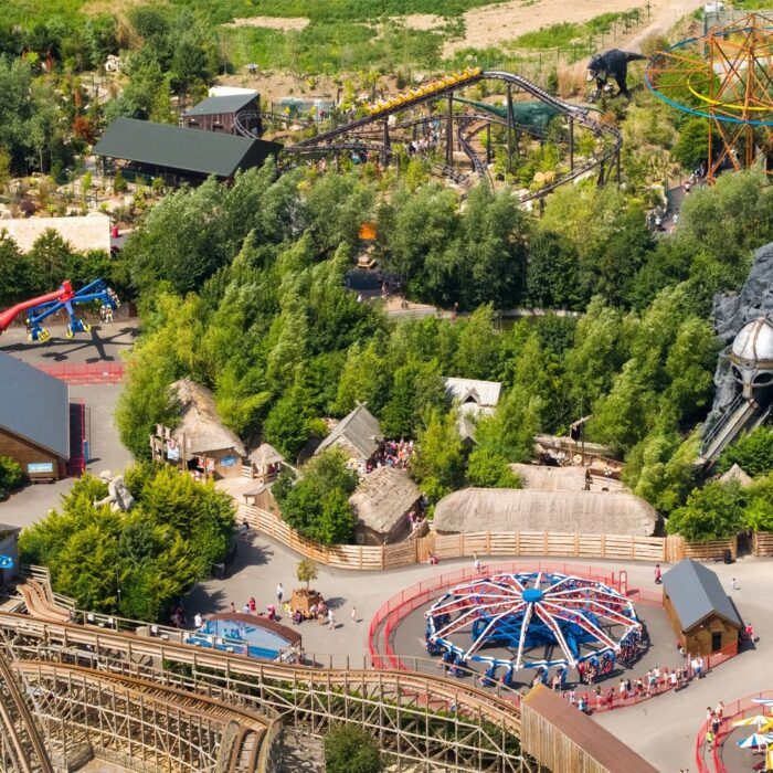 Vue sur le Emerald Park (anciennement Tayto Park)