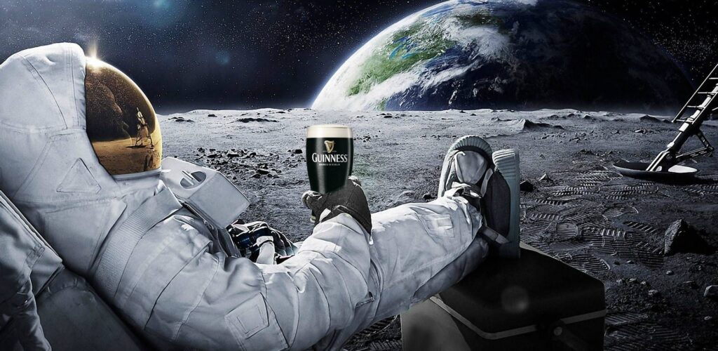 What would happen if you poured yourself a pint of Guinness in space?