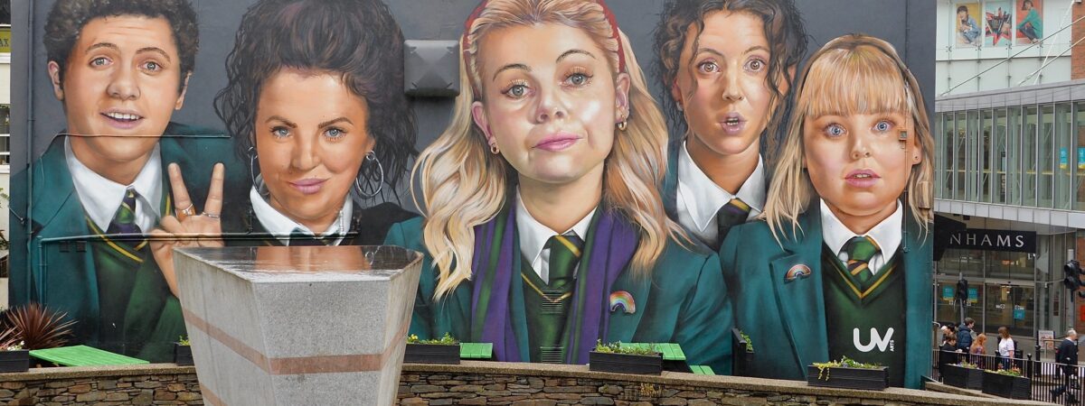 La fresque Derry Girls - Keith Ewing - cc