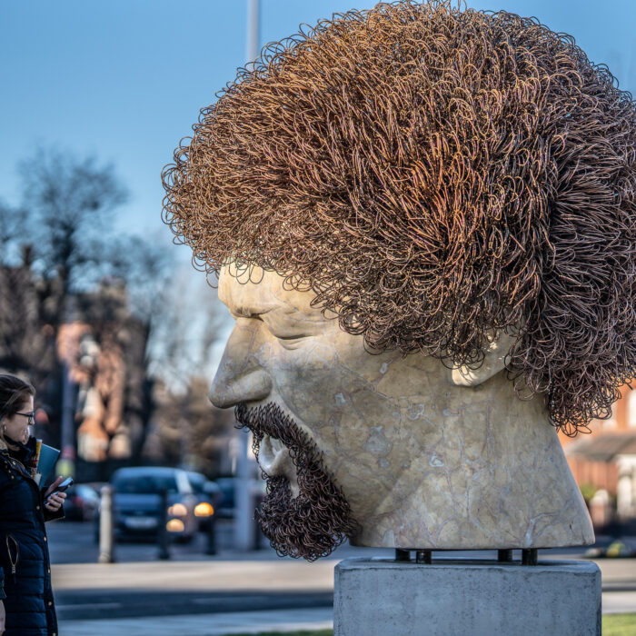 luke kelly statue guild street dublin 1