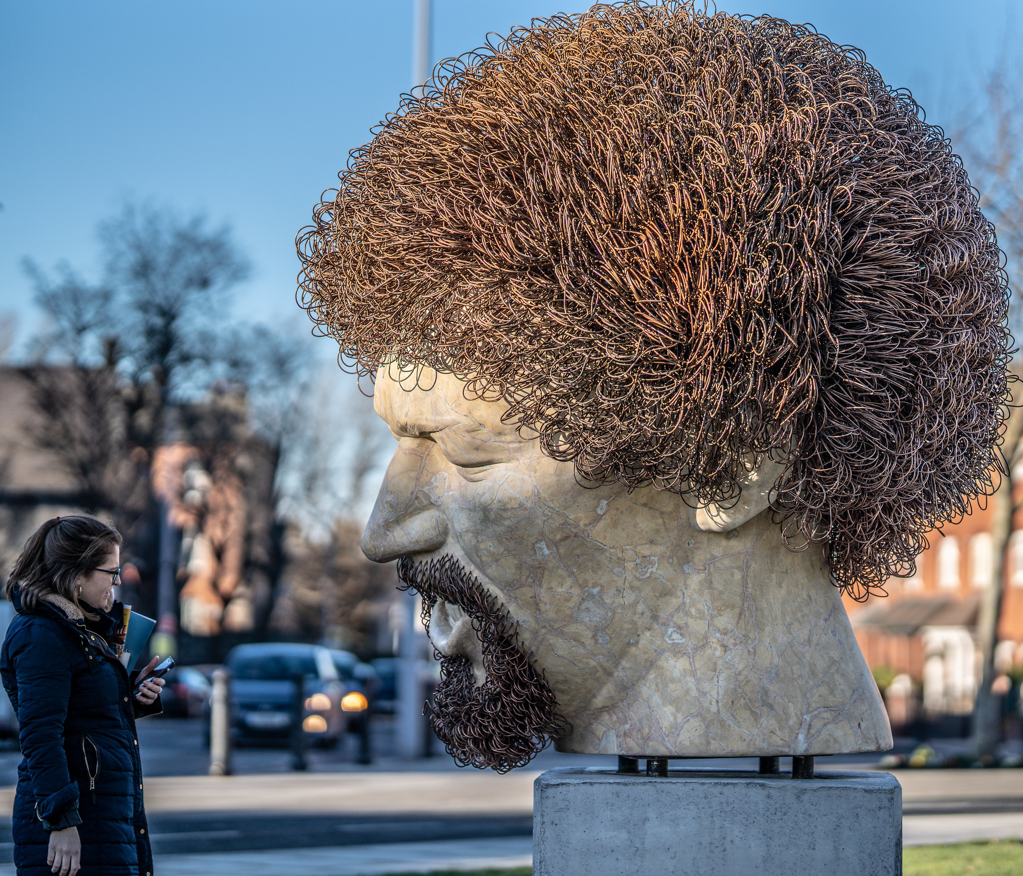La statue de Luke Kelly sur Guild Street à Dublin - William Murphy - cc