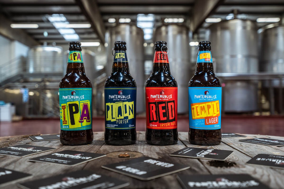 Des bières de la Portehouse Brewery Co. - https://porterhousebrewco.ie