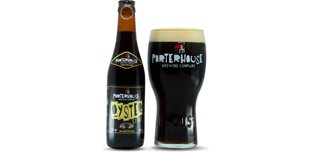 Porterhouse Oyster Stout Beer with oysters •