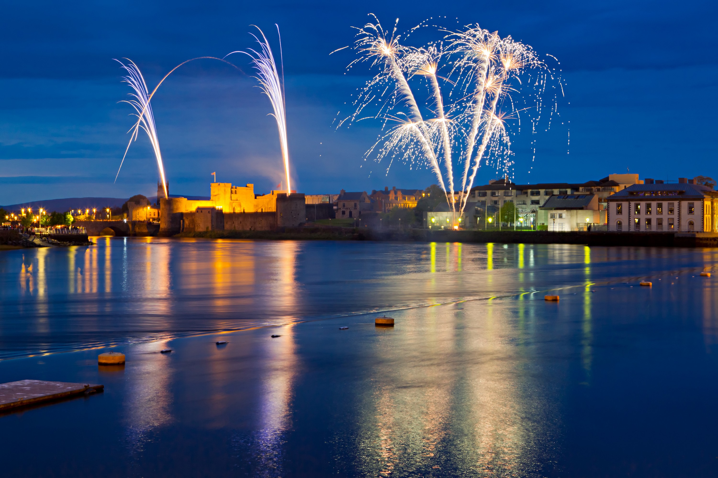 Feu d'artifice du nouvel an à Limerick - © Patryk Kosmider