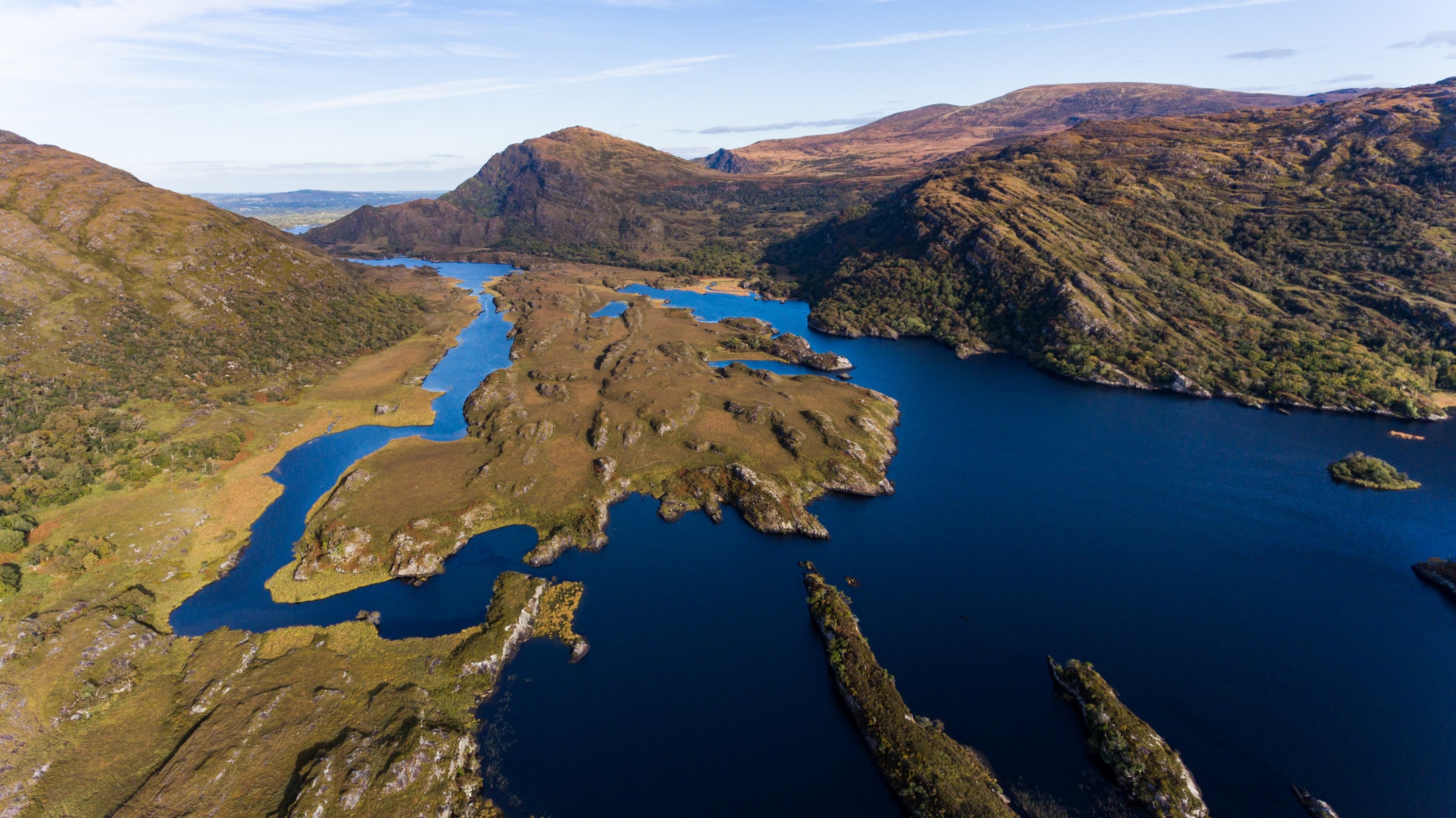 Vue aérienne du Parc National de Killarney - © Gabriel Cassan