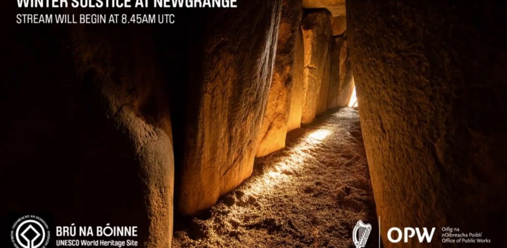 Newgrange, on the occasion of the winter solstice