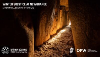 Newgrange, on the occasion of the winter solstice