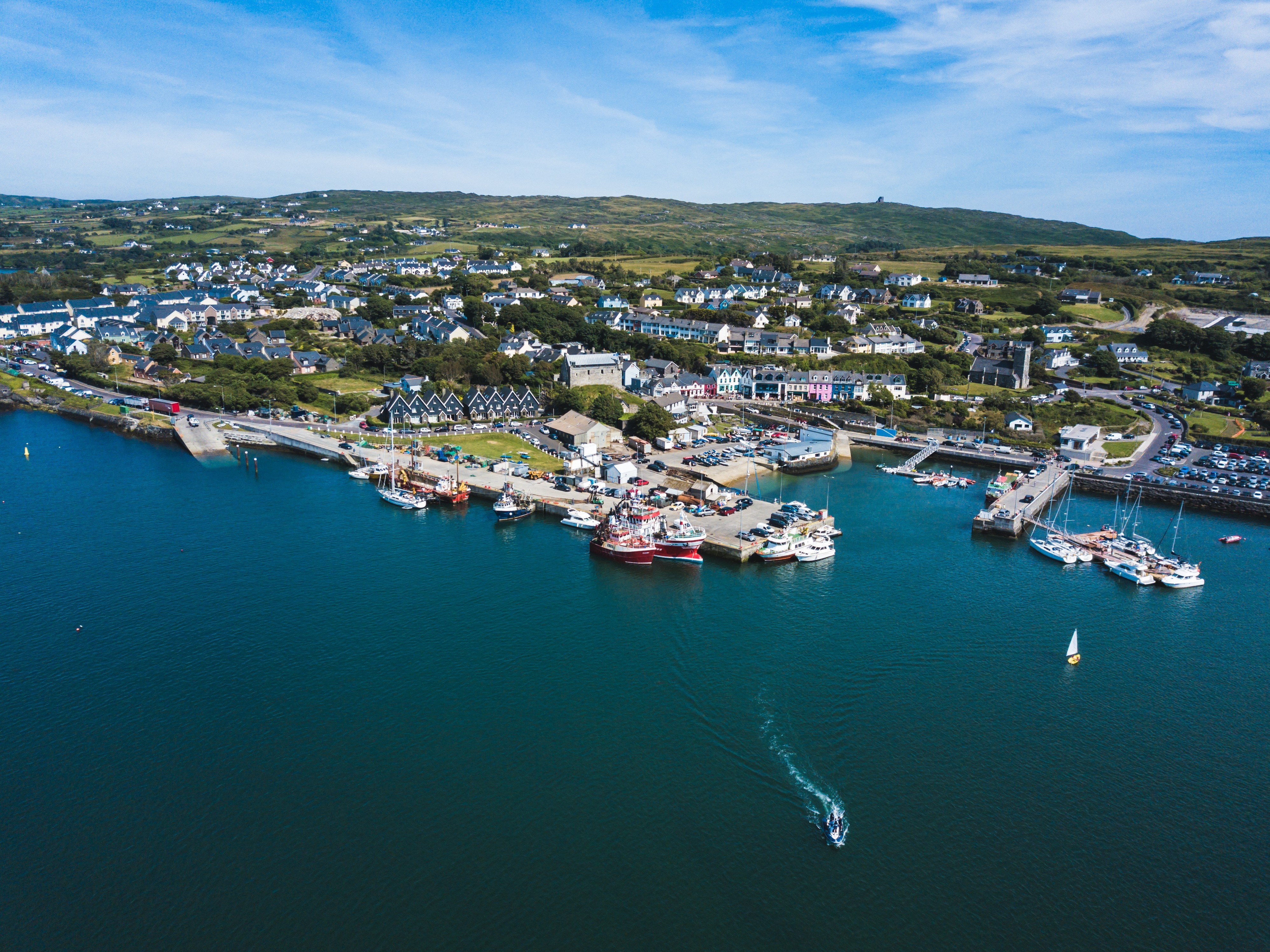 Vue aérienne de Baltimore en Irlande - © timursalikhov