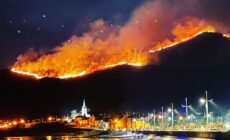incendie mourne mountains