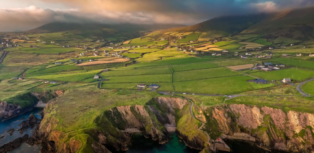 Aerial view of Dunquin - © Cristi