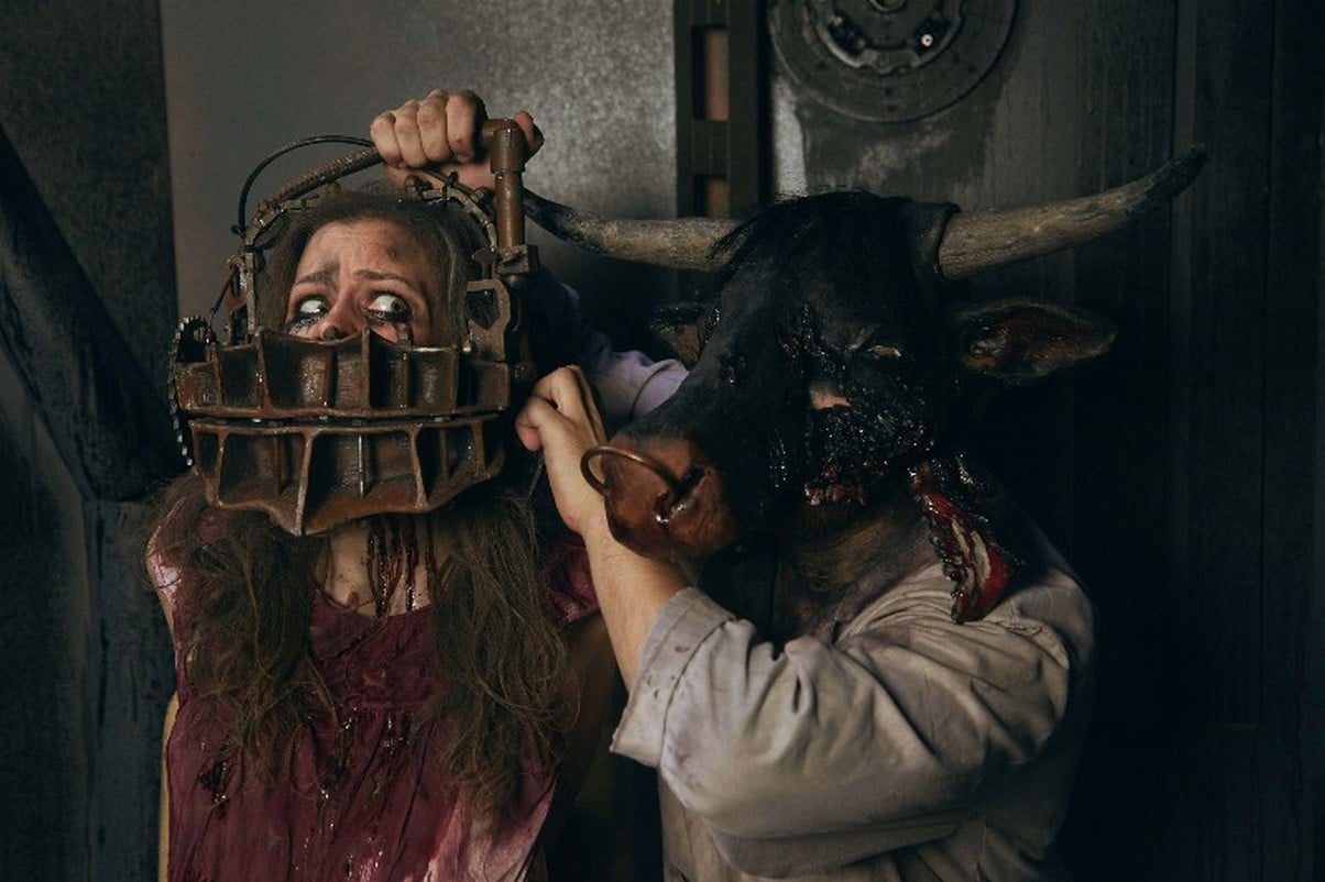 Une scène de l'attraction The Nightmare Realm - https://www.thenightmarerealm.ie