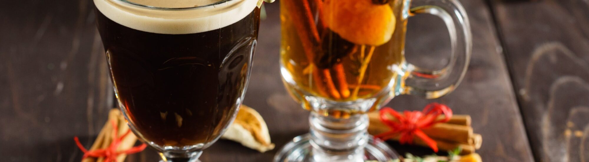 Warm Guinness with spices