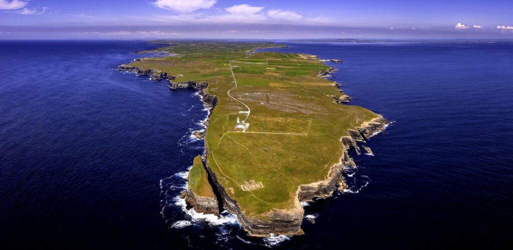 Vue aérienne de Loop Head - © Peter Krocka